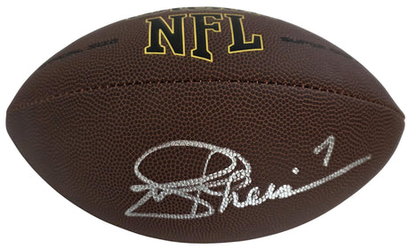 Joe Theisman Signed Football Proof COA Autographed Washington Notre Dame
