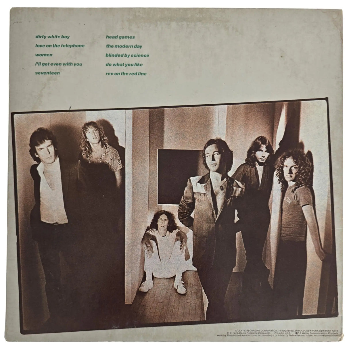 Lou Gramm Signed Foreigner Head Games Album COA Exact Proof Autographed Vinyl Record