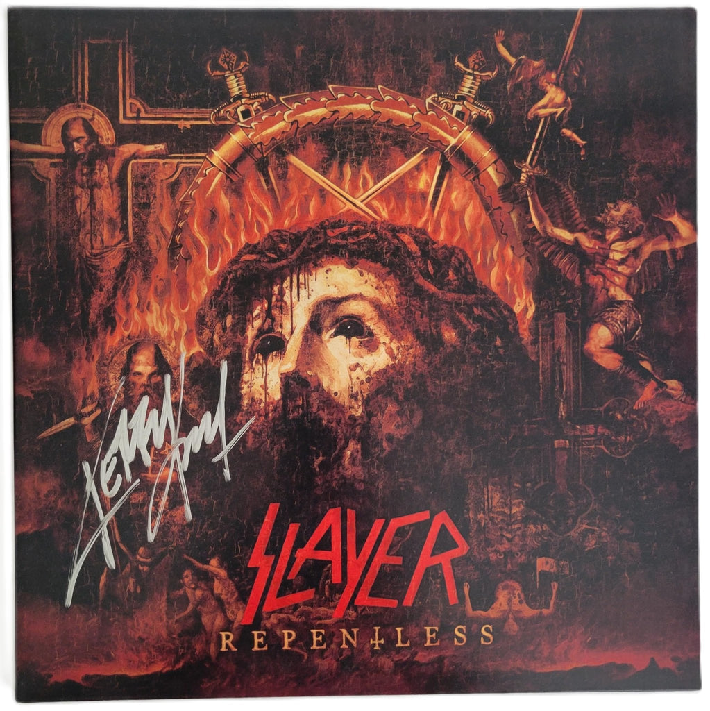 Kerry King Signed Slayer Repentless Album COA Proof Autographed Vinyl Record