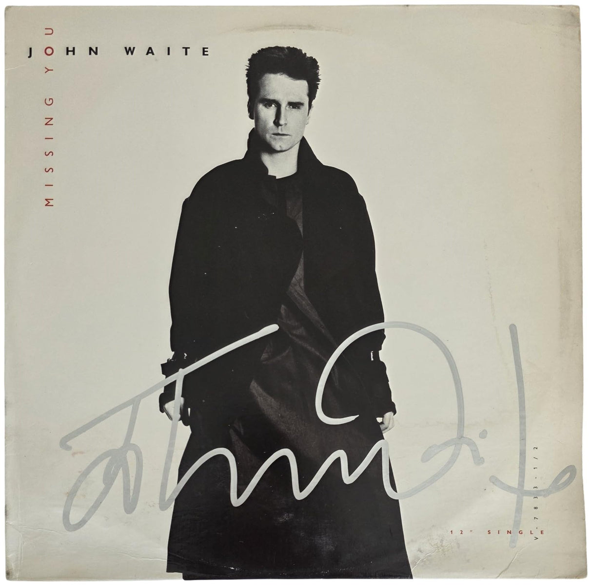 John Waite Signed Missing You Album COA Exact Proof Autographed Vinyl Record