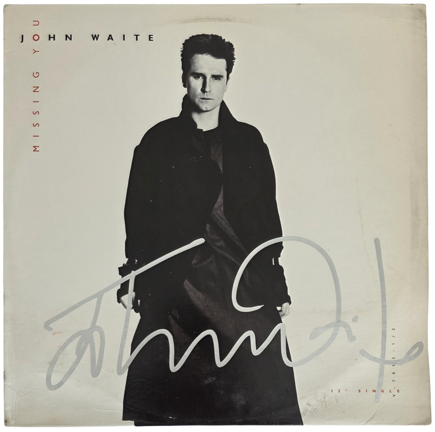 John Waite Signed Missing You Album COA Exact Proof Autographed Vinyl Record