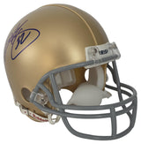 Ricky Watters Signed Notre Dame Fighting Irish Mini Football Helmet COA Proof Autographed