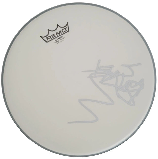 Travis Barker Blink 182 Drummer Signed 12'' Drumhead COA Exact Proof Autographed