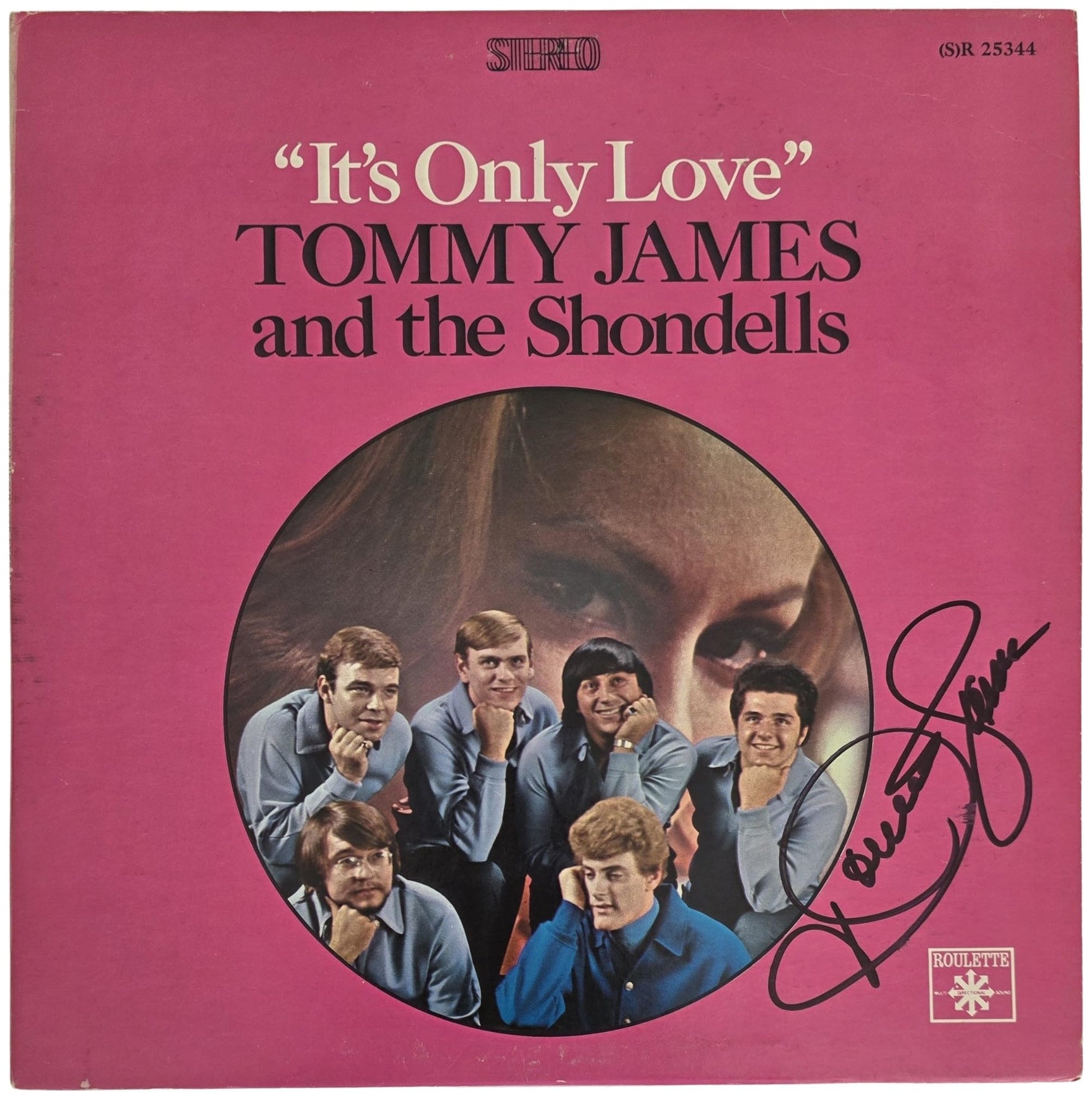Tommy James Signed It's Only Love Album COA Exact Proof Autographed Vinyl Record