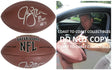 Jim Zorn Signed Football Exact Proof COA Autographed Seattle Seahawks