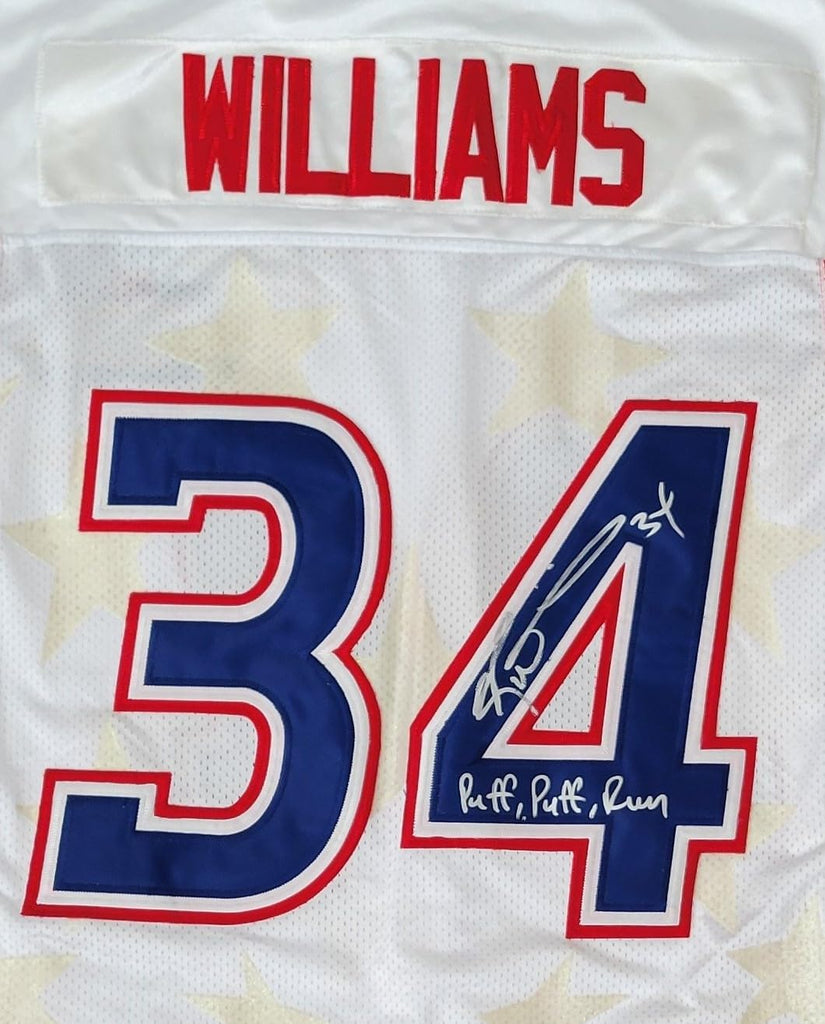 Ricky Williams Signed Football Jersey Proof Autographed Pro Bowl Miami Dolphins
