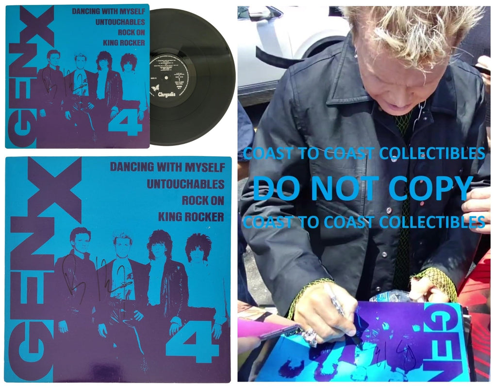 Billy Idol Signed Generation X Album COA Proof Autographed Dancing with Myself Vinyl Record STAR