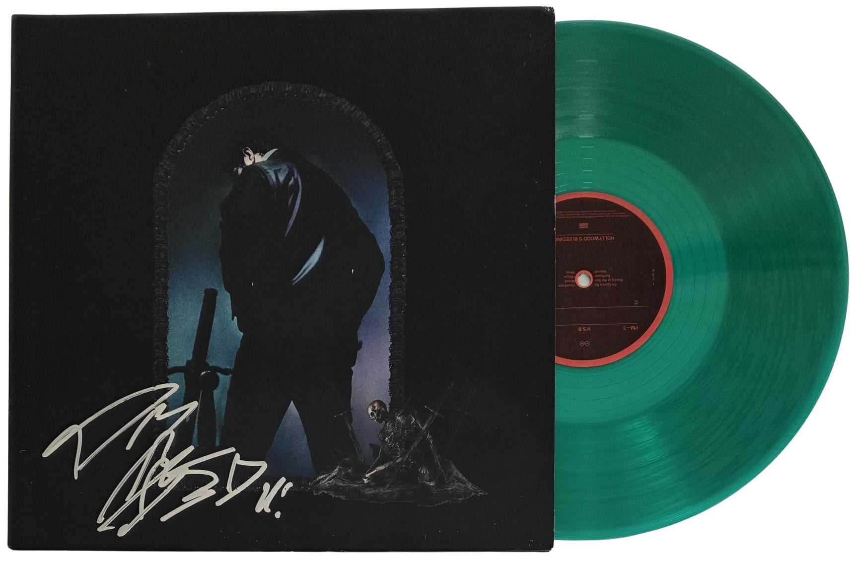 Post Malone Signed Hollywoods Bleeding Album COA Proof Autographed Vinyl Record