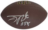 Joey Porter Signed Football Exact Proof COA Autographed Pittsburgh Steelers