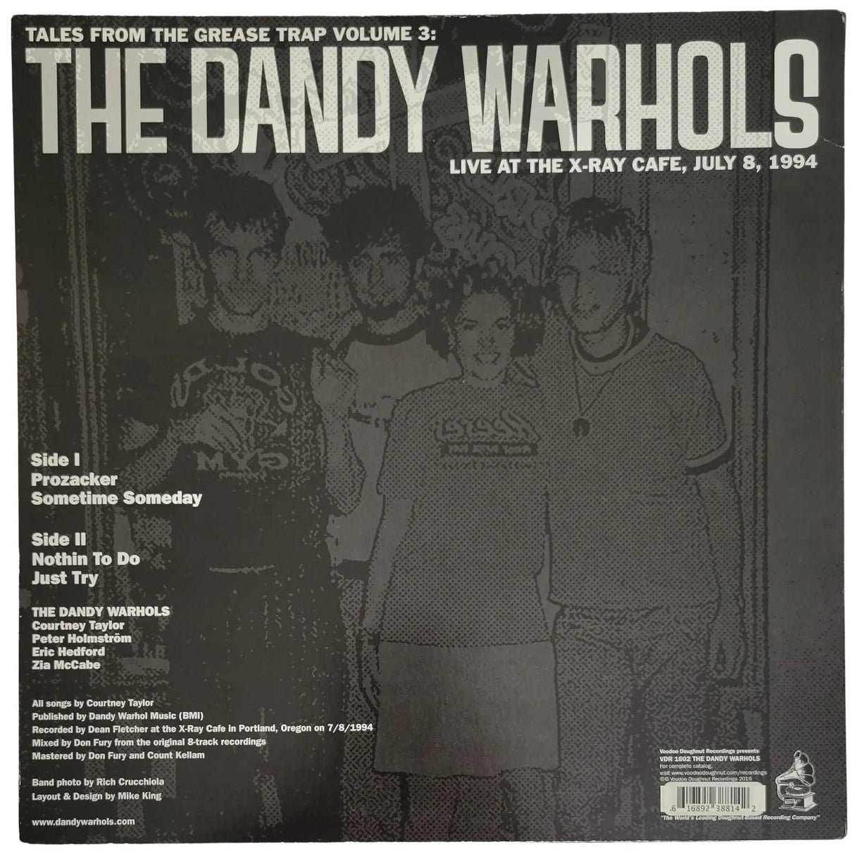 The Dandy Warhols Signed Live At The X-Ray Cafe Album Exact Proof COA Autographed Vinyl Record