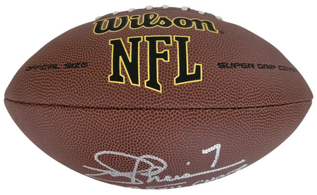 Joe Theisman Signed Football Proof COA Autographed Washington Notre Dame