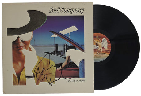 Simon Kirke Signed Bad Company Desolation Angels Album COA Exact Proof Autographed Vinyl Record