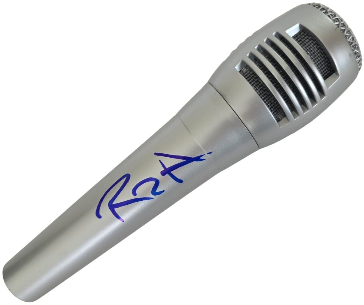 RZA WU Tang Clan Rapper Signed Microphone COA Exact Proof Autographed Mic
