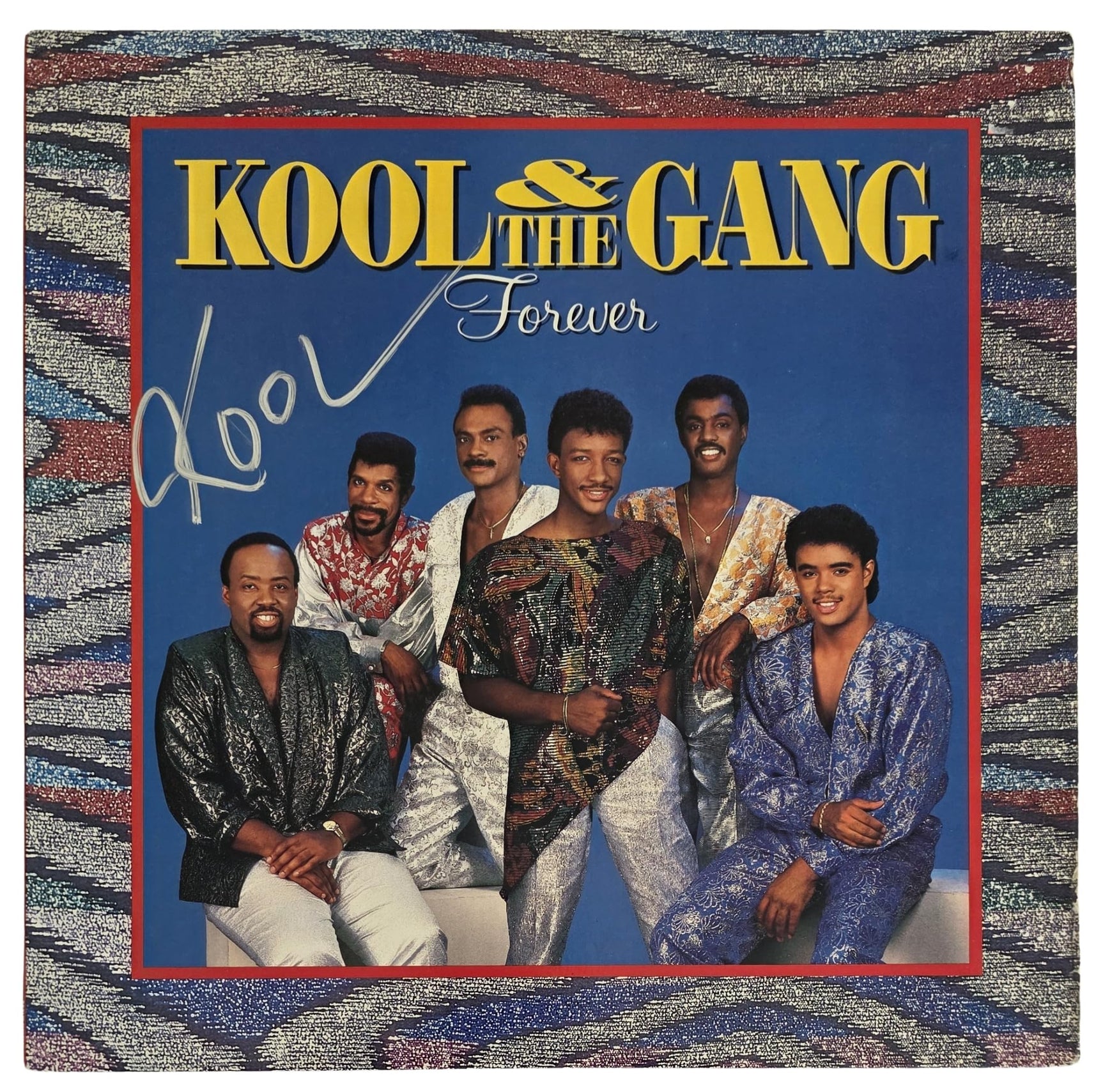 Robert Bell Signed Kool & the Gang Forever Album COA Proof Autographed Vinyl Record