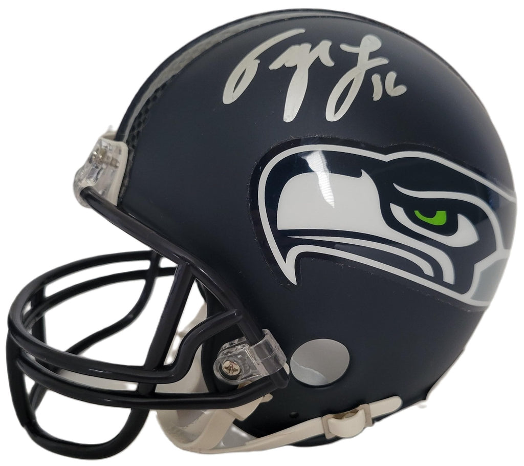 Tyler Lockett Signed Seattle Seahawks Mini Football Helmet Proof COA Autographed