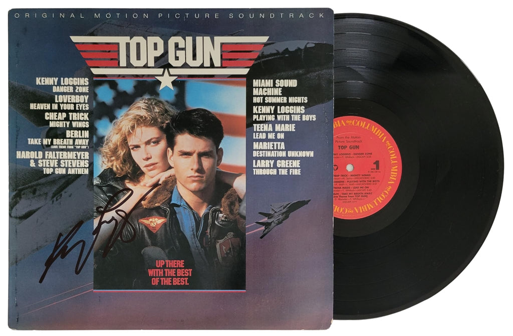 Kenny Loggins Signed Top Gun Album COA Exact Proof Autographed Vinyl Record