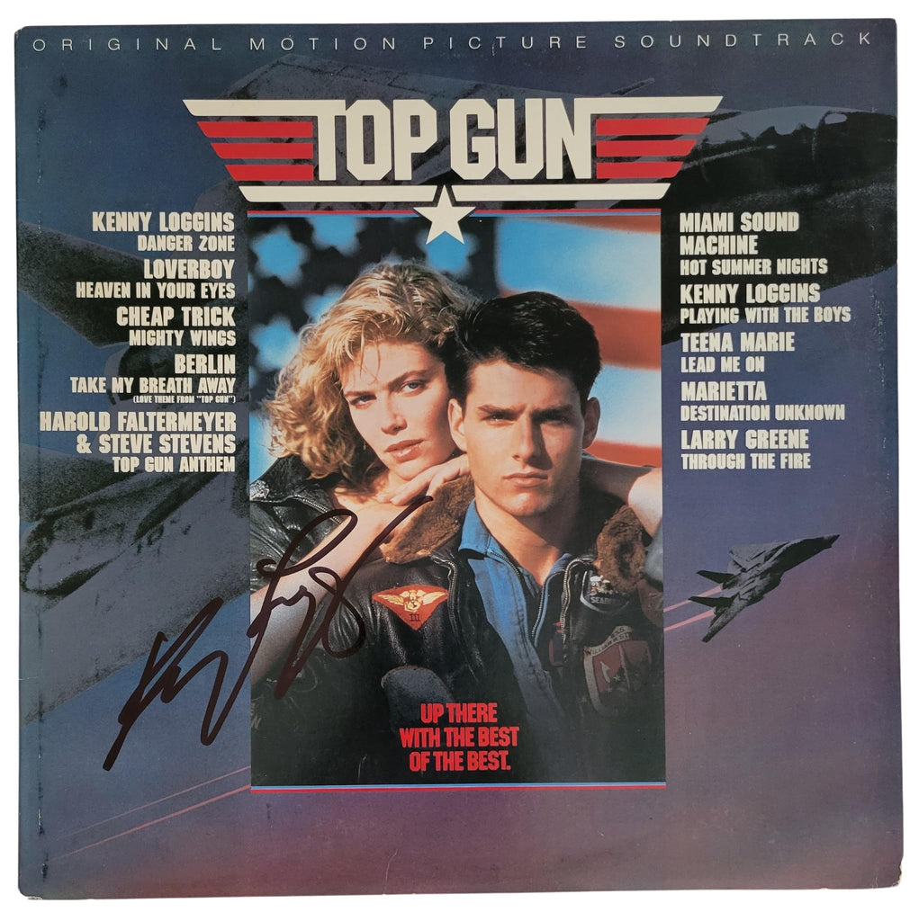 Kenny Loggins Signed Top Gun Album COA Exact Proof Autographed Vinyl Record