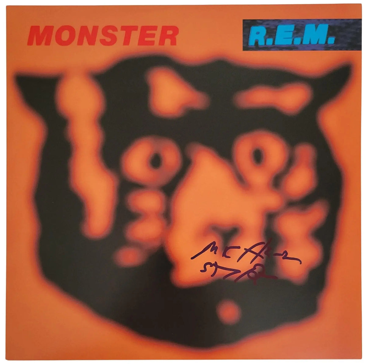 Michael Stipe Signed R.E.M Monster Album COA Proof Autographed Vinyl Record REM