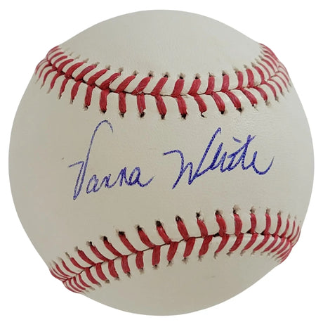 Vanna White Signed Baseball COA Exact Proof Autographed Wheel of Fortune Co Host