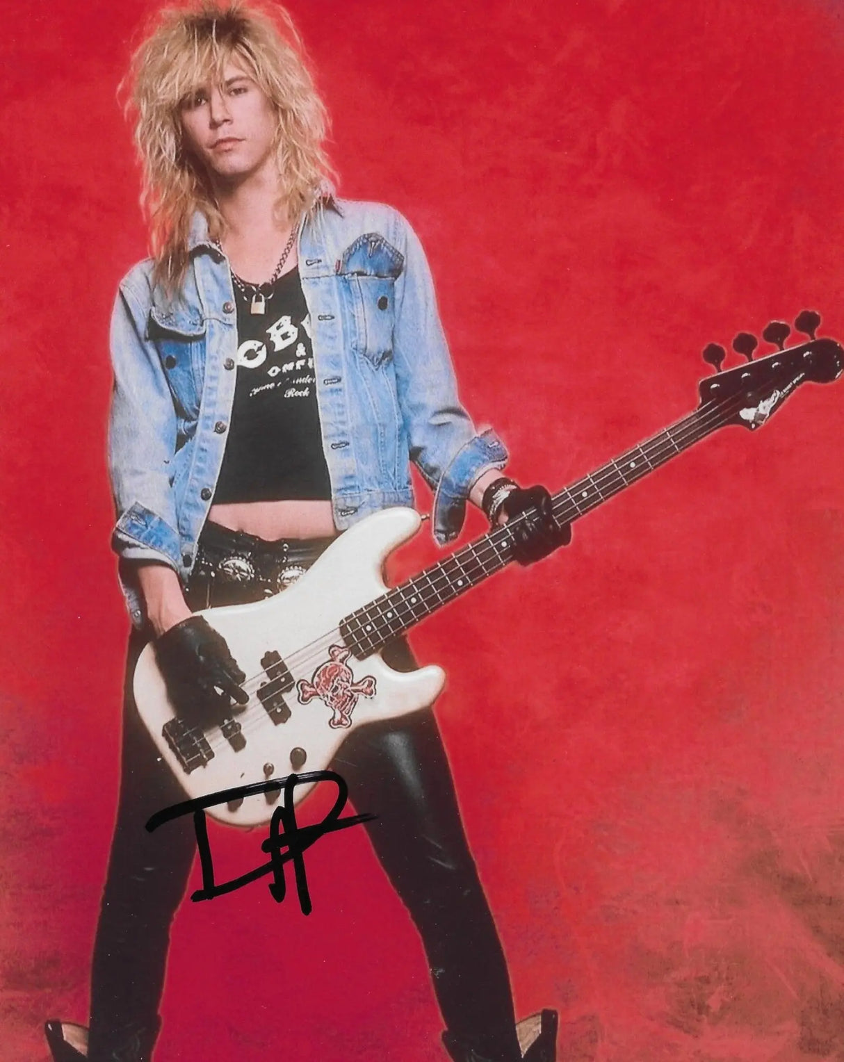 Duff McKagan Bassist Gun N Roses Signed 8x10 Photo COA Exact Proof Autographed GNR.