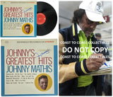 Johnny Mathis Signed Greatest Hits Album COA Exact Proof Autographed Vinyl Record