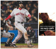 Johnny Damon Signed Red Sox Baseball 8x10 Photo Proof COA Autographed