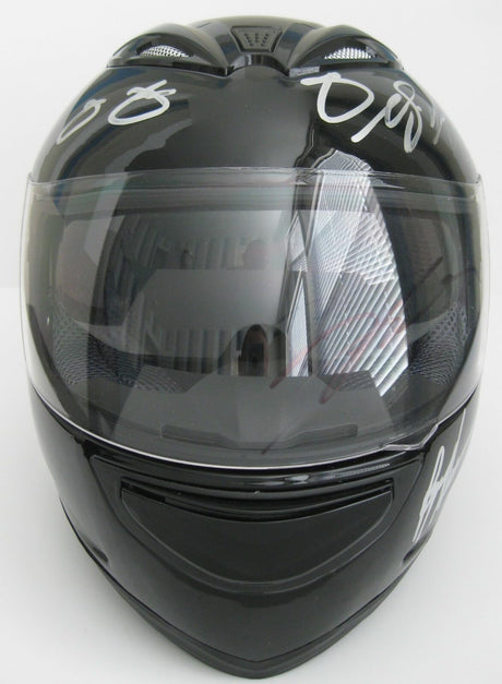 Jeff Gordan Jimmie Johnson plus lots more Signed Full Size Helmet COA Proof Autographed Nascar Drivers