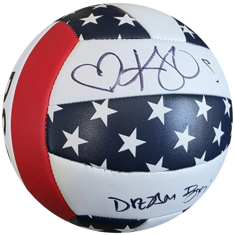 Kerri Walsh Jennings Signed USA Beach Volleyball Proof Autographed Olympic Gold. GOAT