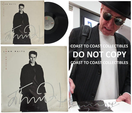 John Waite Signed Missing You Album COA Exact Proof Autographed Vinyl Record