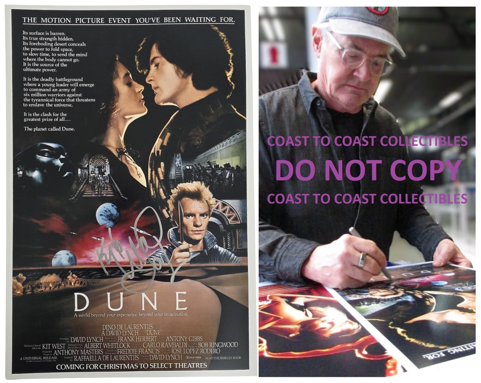 Kyle MacLachlan Signed Dune 12x18 Photo Poster COA Exact Proof Autographed Actor Movie STAR