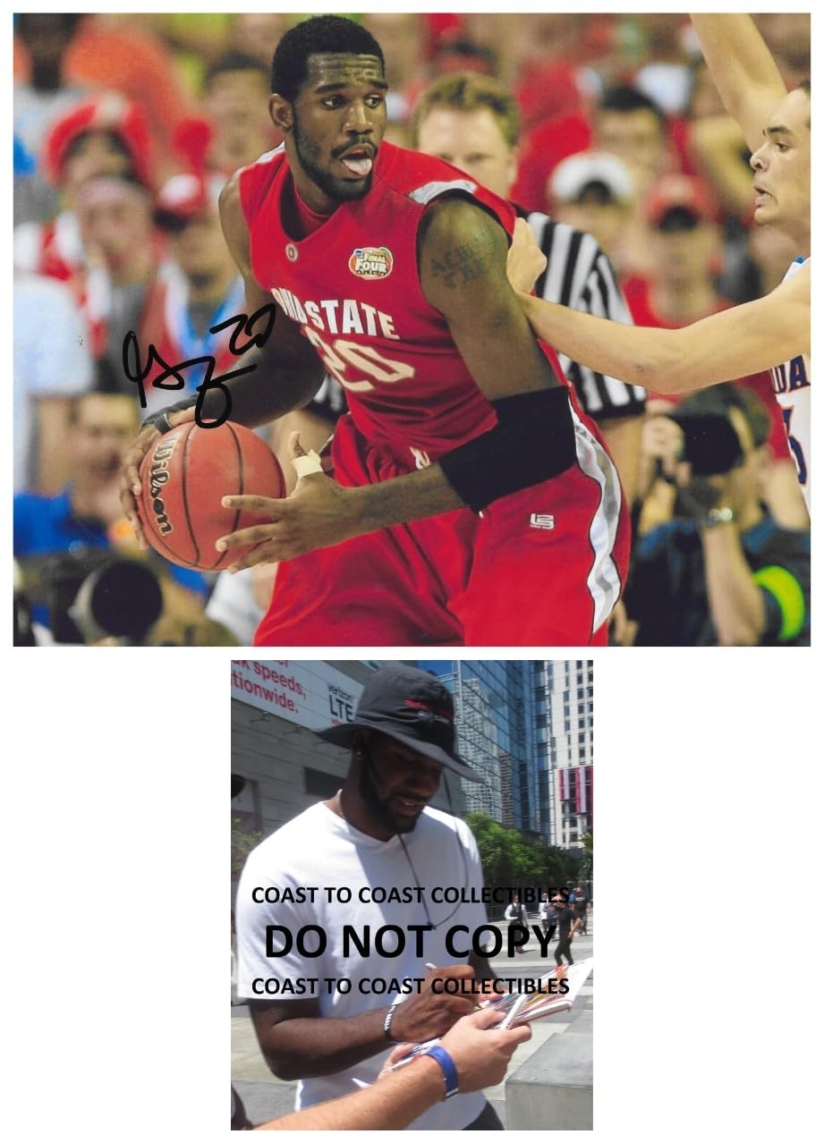Greg Oden Signed 8x10 Photo Proof COA Autographed, Ohio State Buckeyes Basketball
