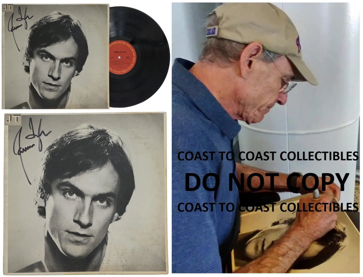 James Taylor Signed JT Album COA Exact Proof Autographed Vinyl Record