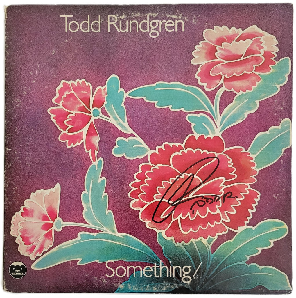 Todd Rundgren Signed Something Anything Album COA Proof Autographed Vinyl Record