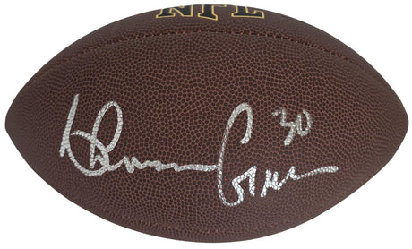 Ahman Green Signed Football Proof COA Autographed Nebraska Seahawks Green Bay Packers