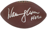 Warren Moon Signed Football Proof COA Autographed Seahawks Oilers Chiefs