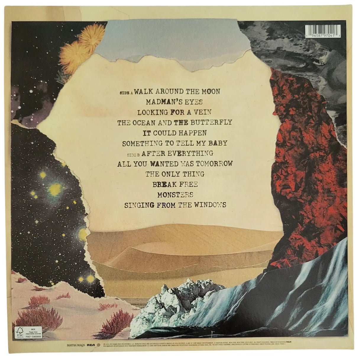 Dave Matthews Signed Walk Around The Moon Album COA Proof Autographed Vinyl Record