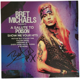 Bret Michaels Signed Poison Show Me Your Hits Album COA Proof Autographed Vinyl Record