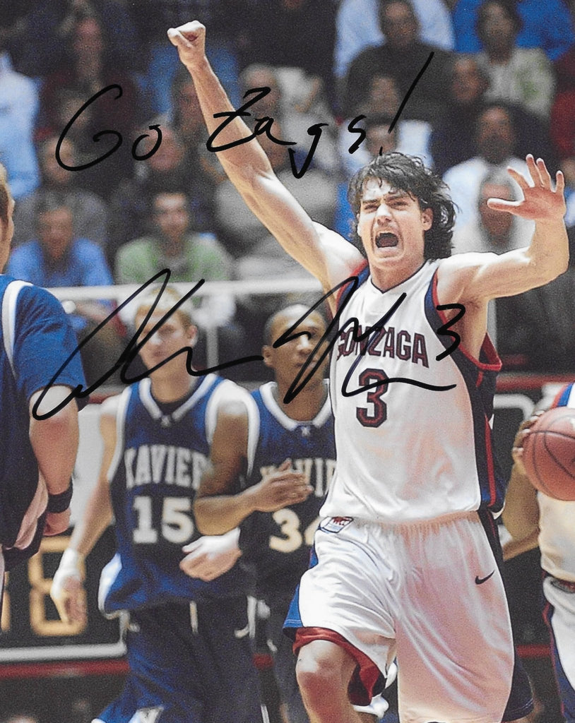 Adam Morrison Signed 8x10 Photo COA Proof Autograph Gonzaga Bulldogs basketball.