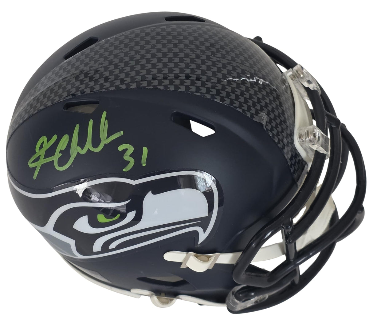 Kam Chancellor Signed Seattle Seahawks Mini Football Helmet Proof COA Autographed.