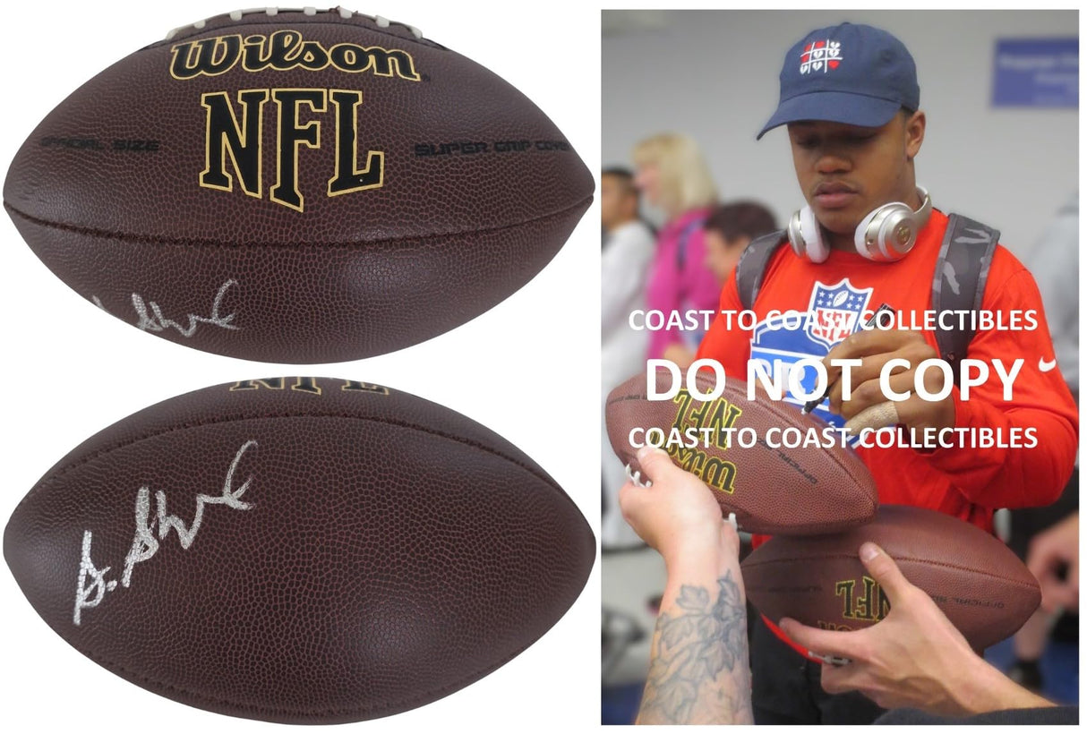 Sterling Shepard Football COA Proof New York Giants Tampa Bay Buccaneers Autographed