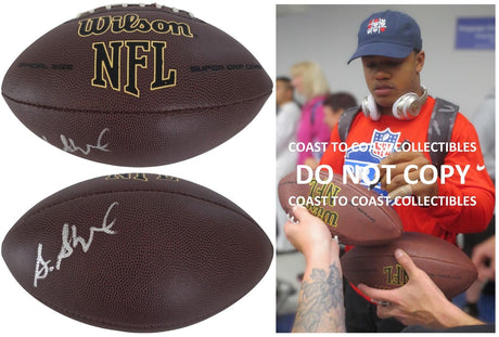Sterling Shepard Football COA Proof New York Giants Tampa Bay Buccaneers Autographed