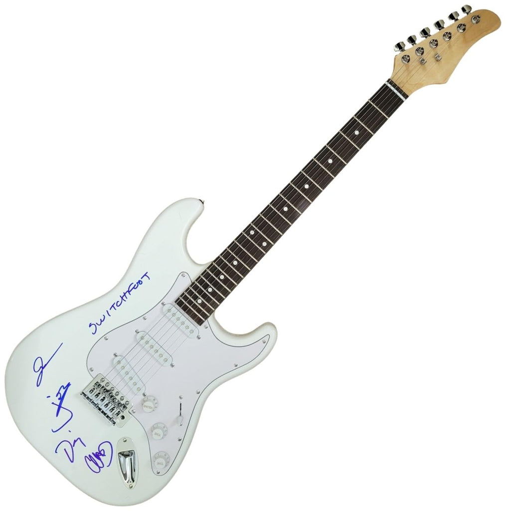 Switchfoot Band Signed Full Size Electric Guitar Proof Autographed Jon Foreman Tim Forman Chad Foreman Jerome Fontamillas