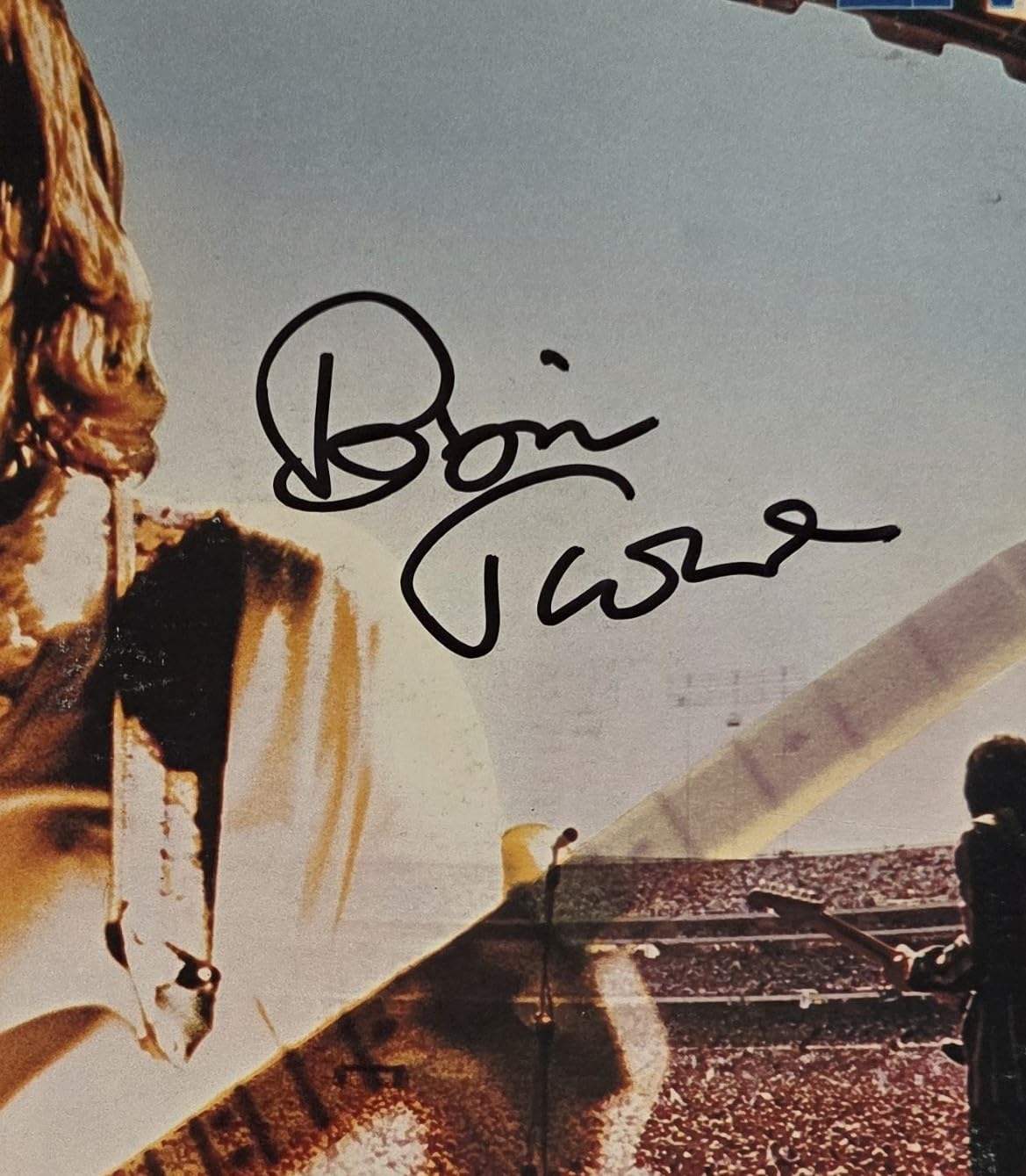 Robin Trower Signed Live Album COA Proof Autographed Vinyl Record