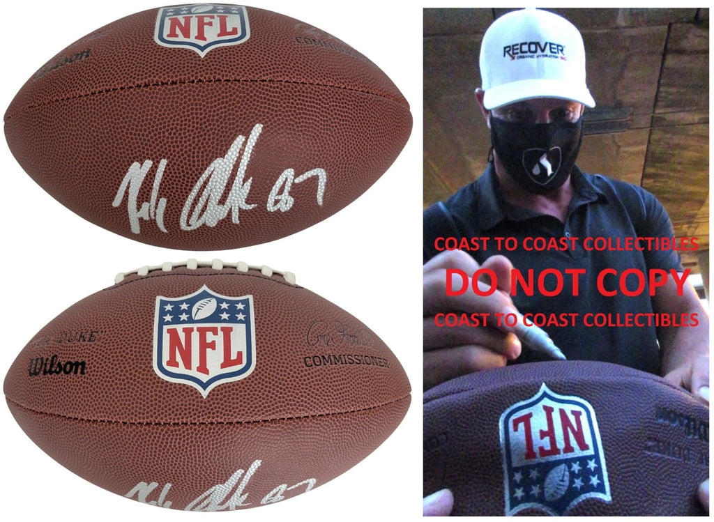 Rob Gronkowski Signed Duke Football Proof COA Autographed New England Patriots Buccaneers