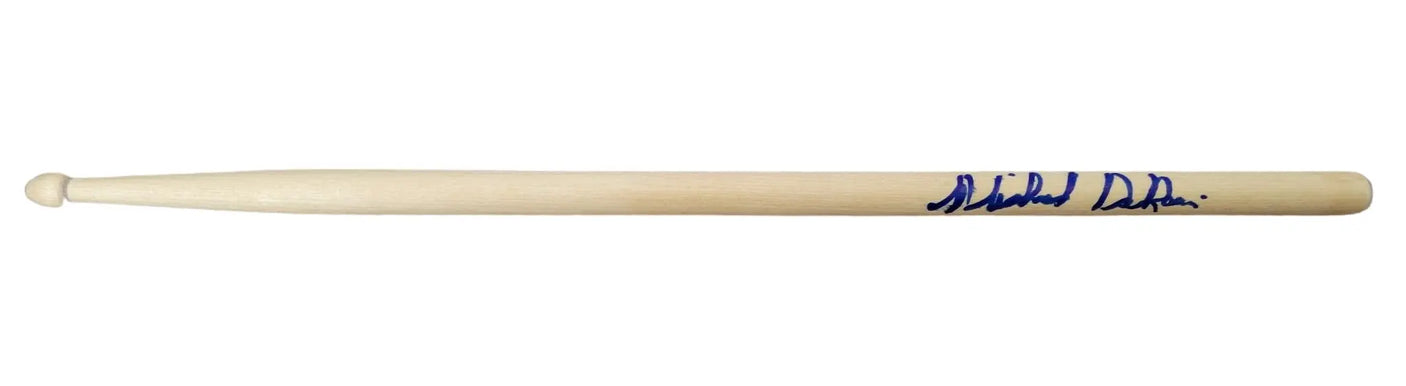 Michael Derosier Heart Drummer Signed Drumstick COA Exact Proof Autographed STAR