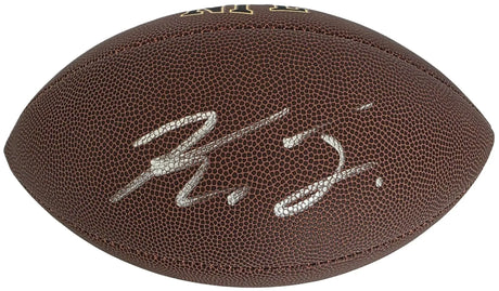 Kayvon Thibodeaux Signed Football Proof COA Autographed NY Giants Ducks