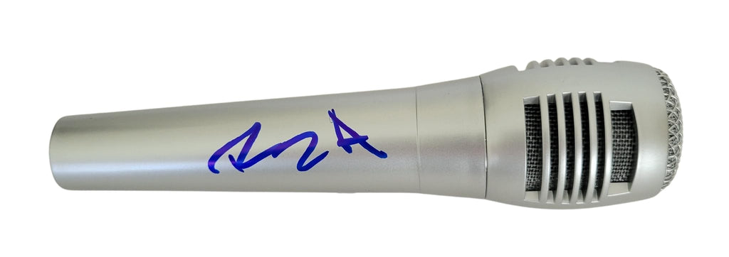 RZA WU Tang Clan Rapper Signed Microphone COA Exact Proof Autographed Mic