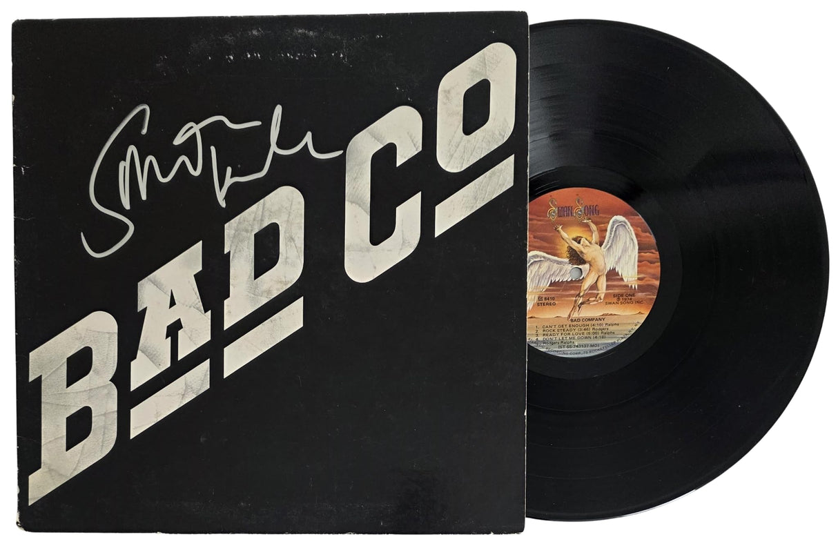 Simon Kirke Signed Bad Company Album COA Exact Proof Autographed Vinyl Record
