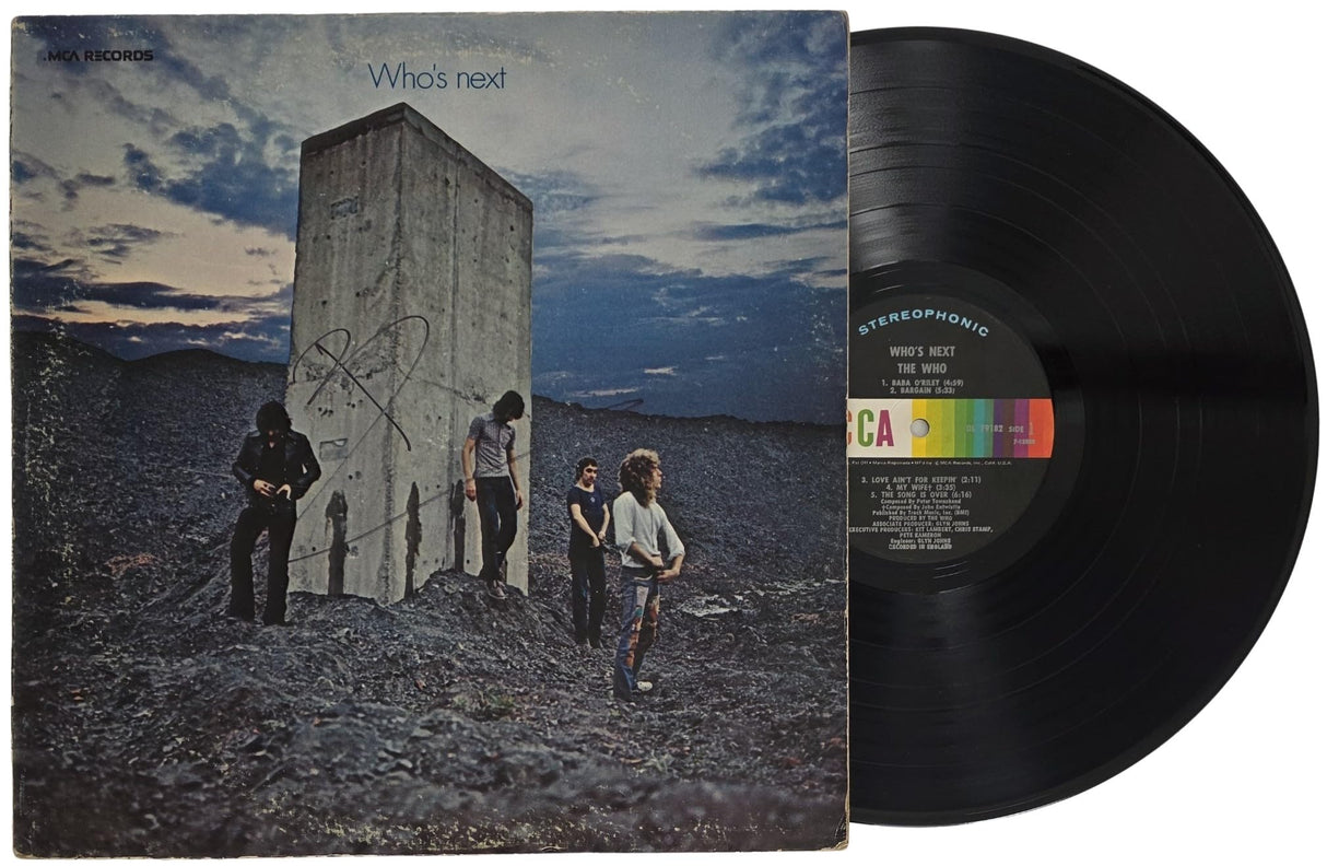 Pete Townshend Signed The Who Whos Next Album COA Proof Autographed Vinyl Record