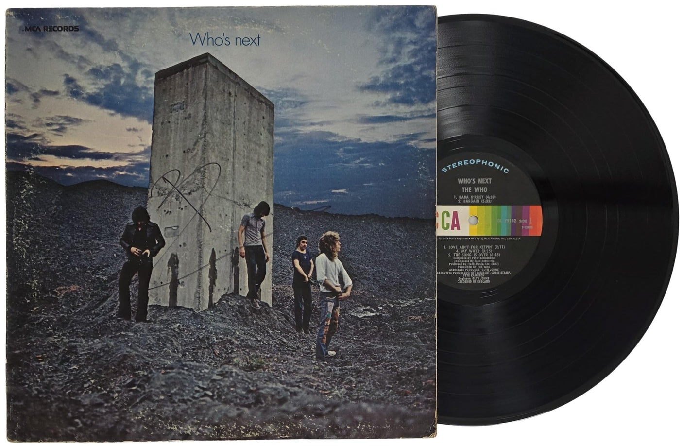Pete Townshend Signed The Who Whos Next Album COA Proof Autographed Vinyl Record